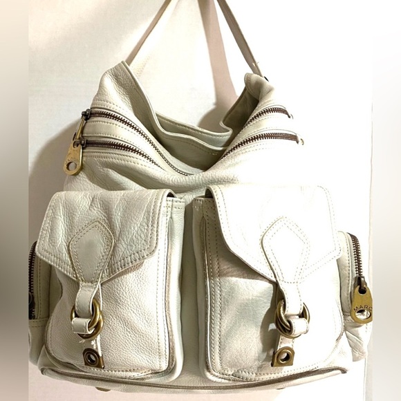 Marc by Marc Jacobs vintage White Leather hobo Women's Bag - Picture 1 of 10